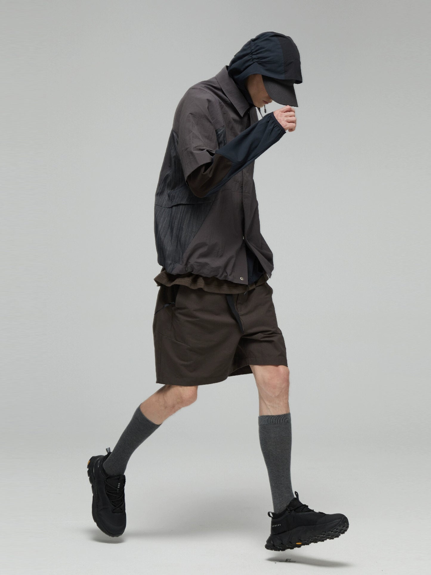 Quick-Release Colorblock Utility Shorts