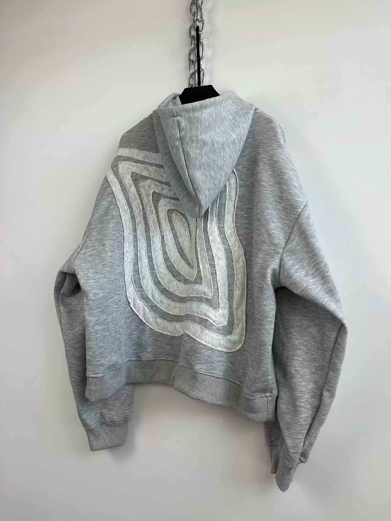 Patchwork Oversized Hoodie
