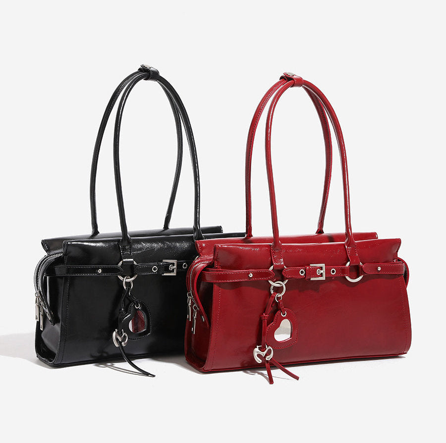 Belted Baguette Underarm Bag