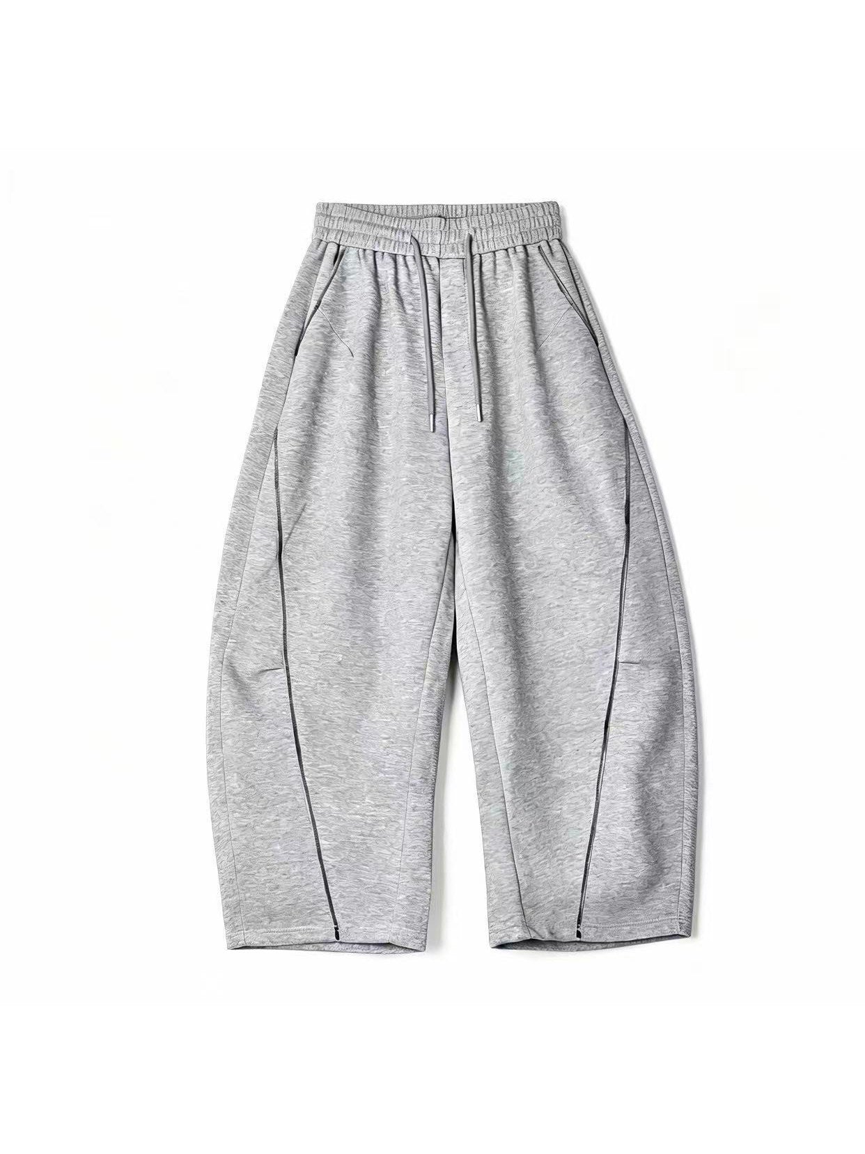 Graffiti Wide-Leg Sweatpants