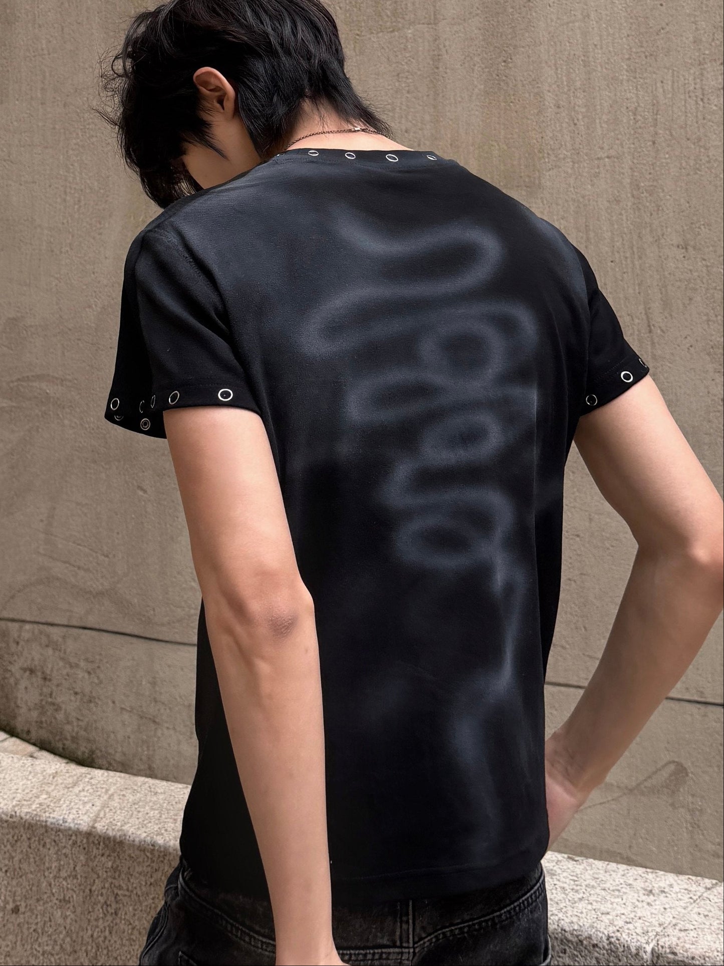 Metal Cross Fitted Tee