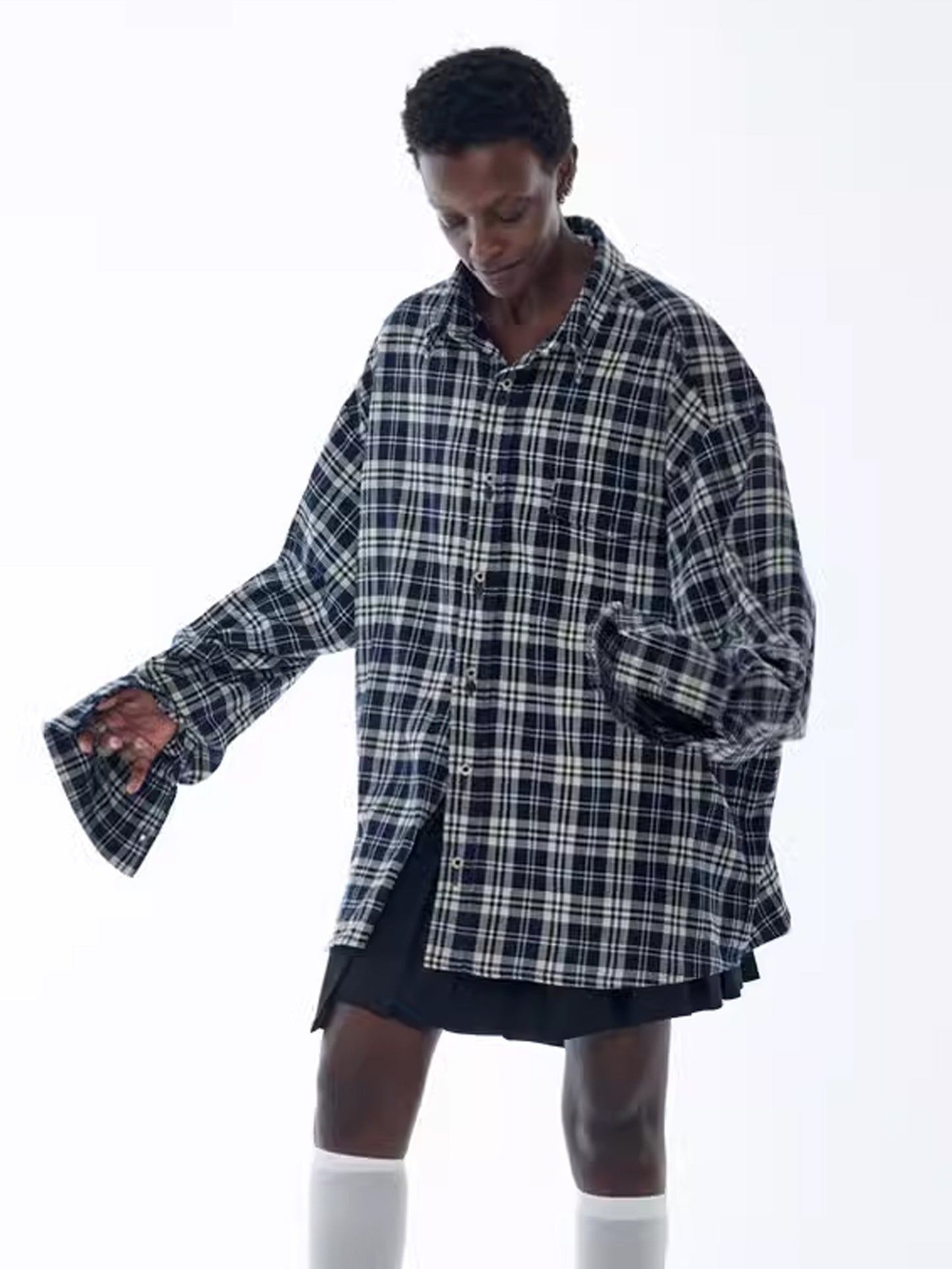 Oversized Check Shirt