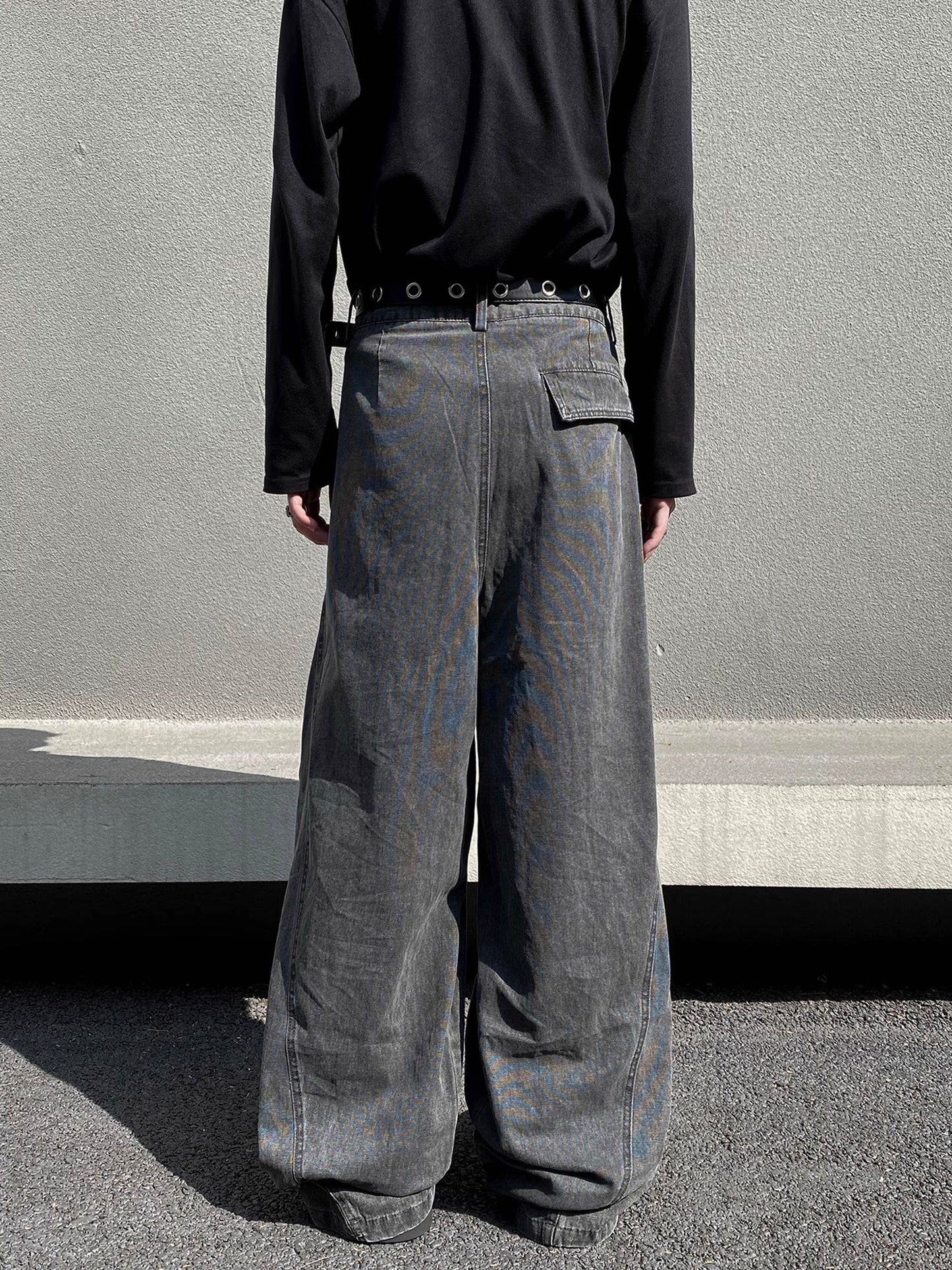 Diagonal Pocket CARGO PANTS