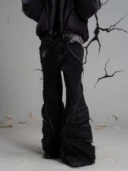 Dragon Claw Aged Denim Pants