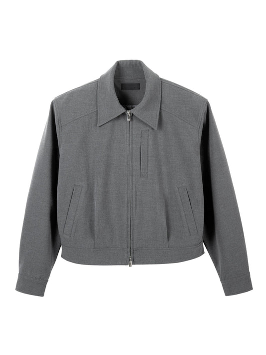 Minimal Wrinkle-Free Tailored Short Jacket
