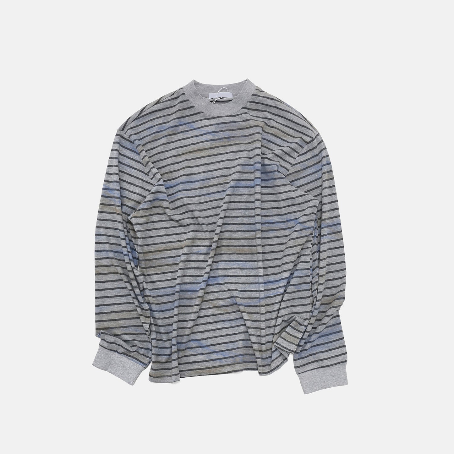 Vintage Distressed Striped Long Sleeve Tee