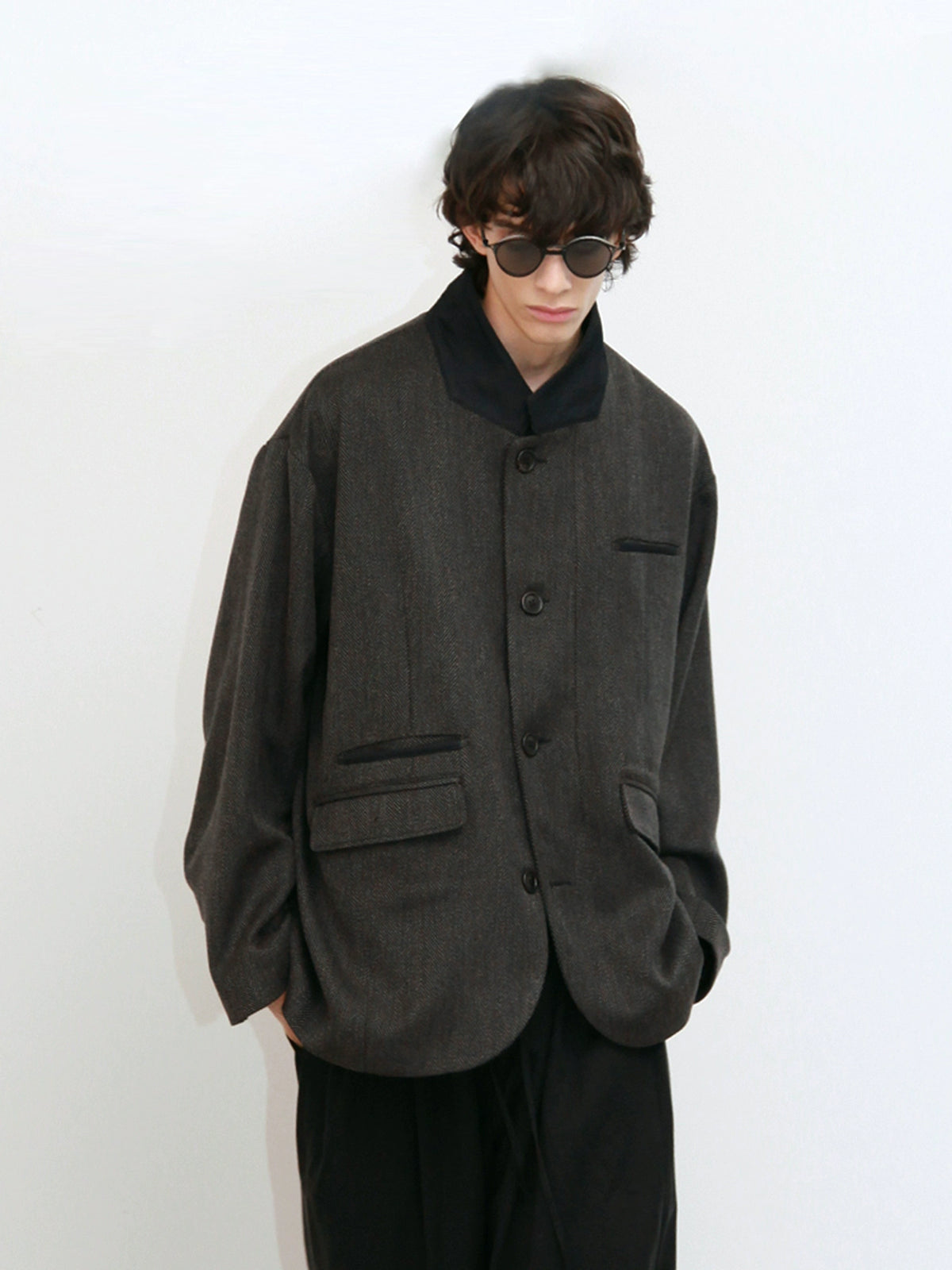 Vintage Multi-Pocket Panel Blazer Jacket – ELUVA