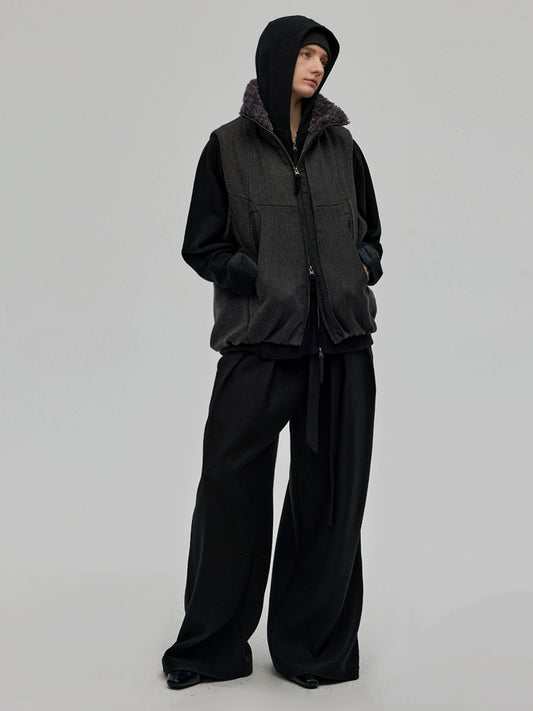 Double Waistband Insulated Relaxed Pants