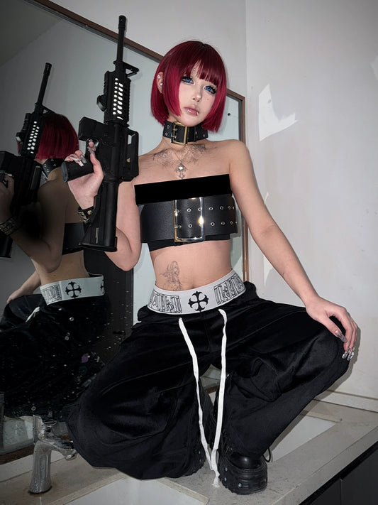 Boxing Velvet Machete Cargo Pants