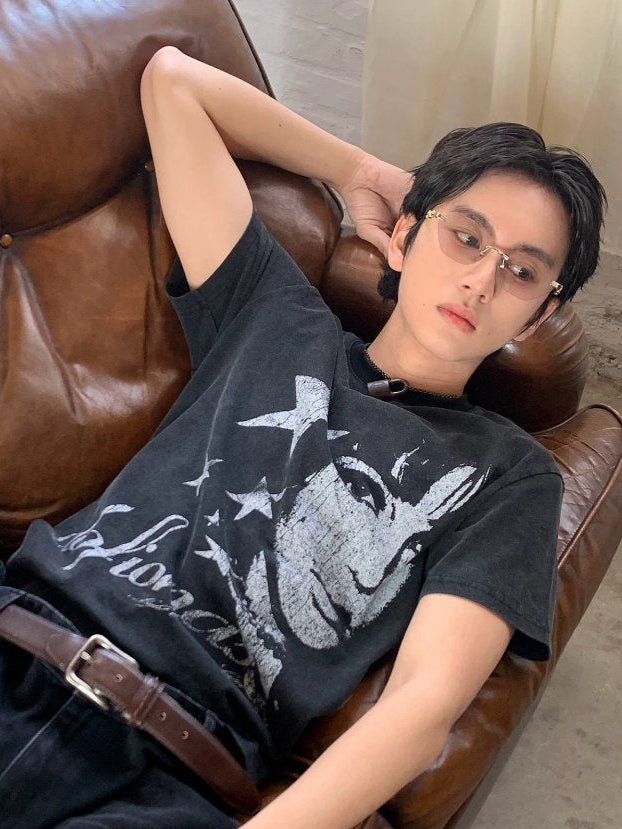 Vintage Washed Rock Graphic Tee