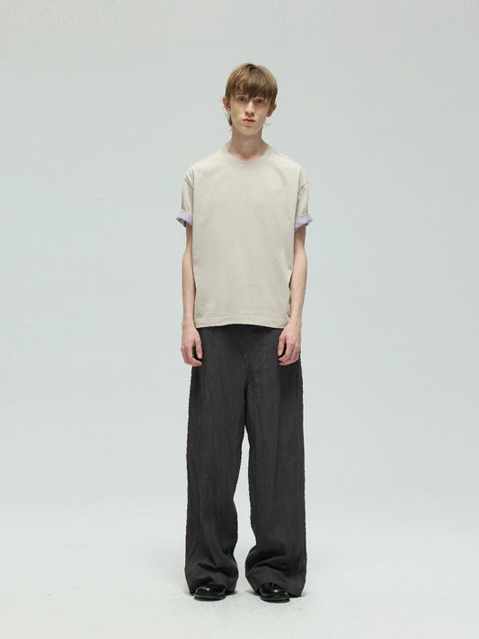 Vintage Deconstructed Straight Pants