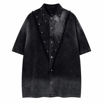 Studded Denim Shirt