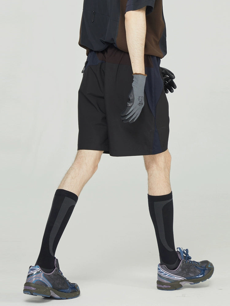 Quick-Release Buckle Sport Cargo Shorts