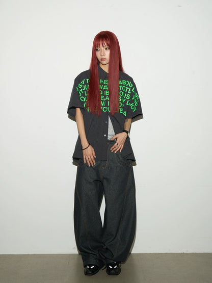 Brightline Raw Wide Denim Pants