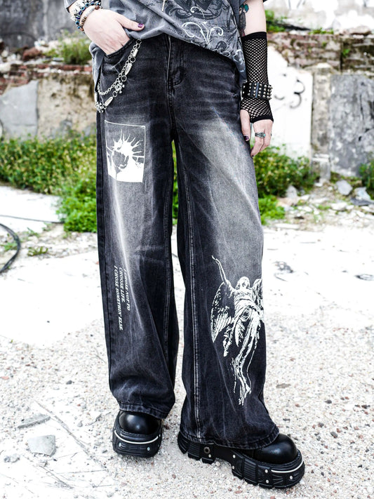 Lost Faith Loose Denim Pants