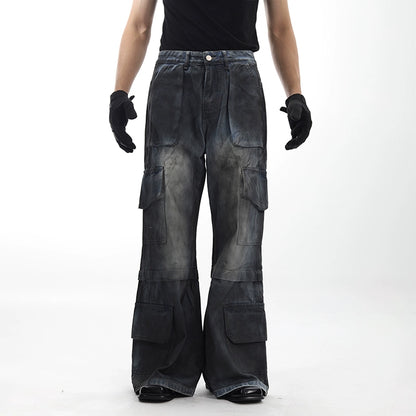 Heavy Wash Dirty Cargo Pants