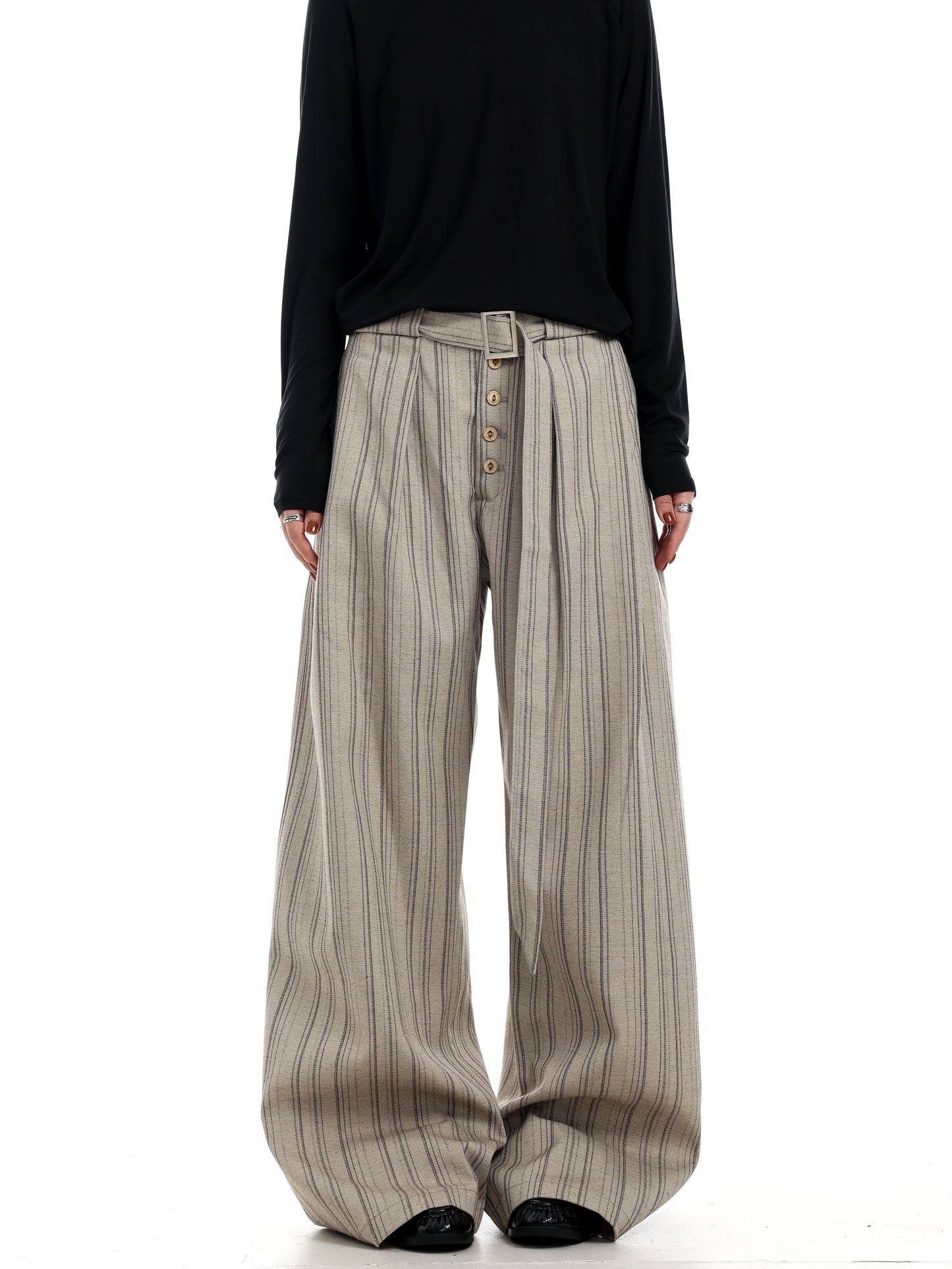 Pinstripe Wide Leg PANTS