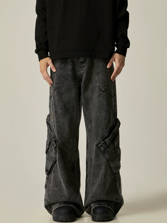 Niche Retro Vibe Loose Work Pants