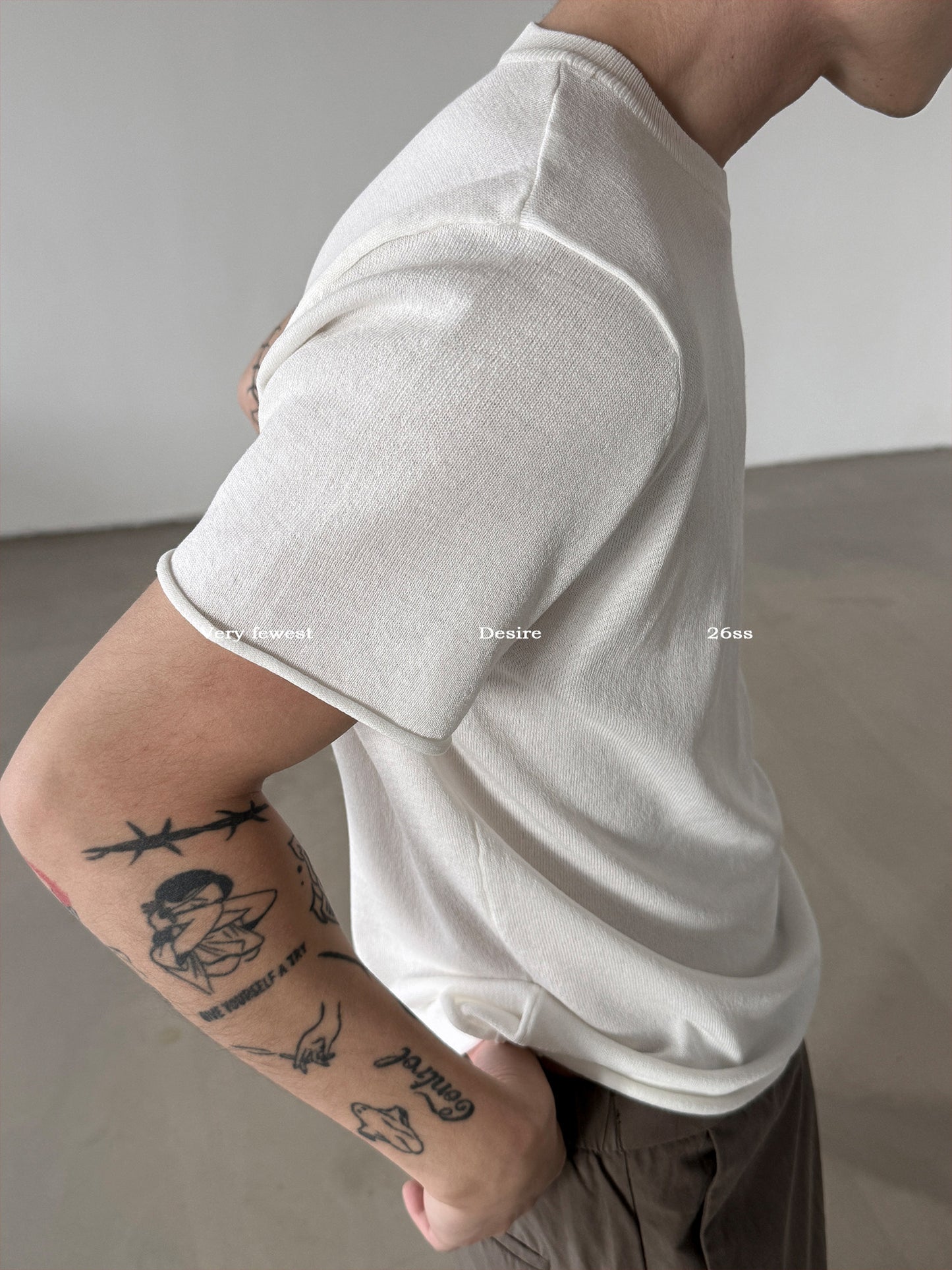 Raw Edge Minimal Tee