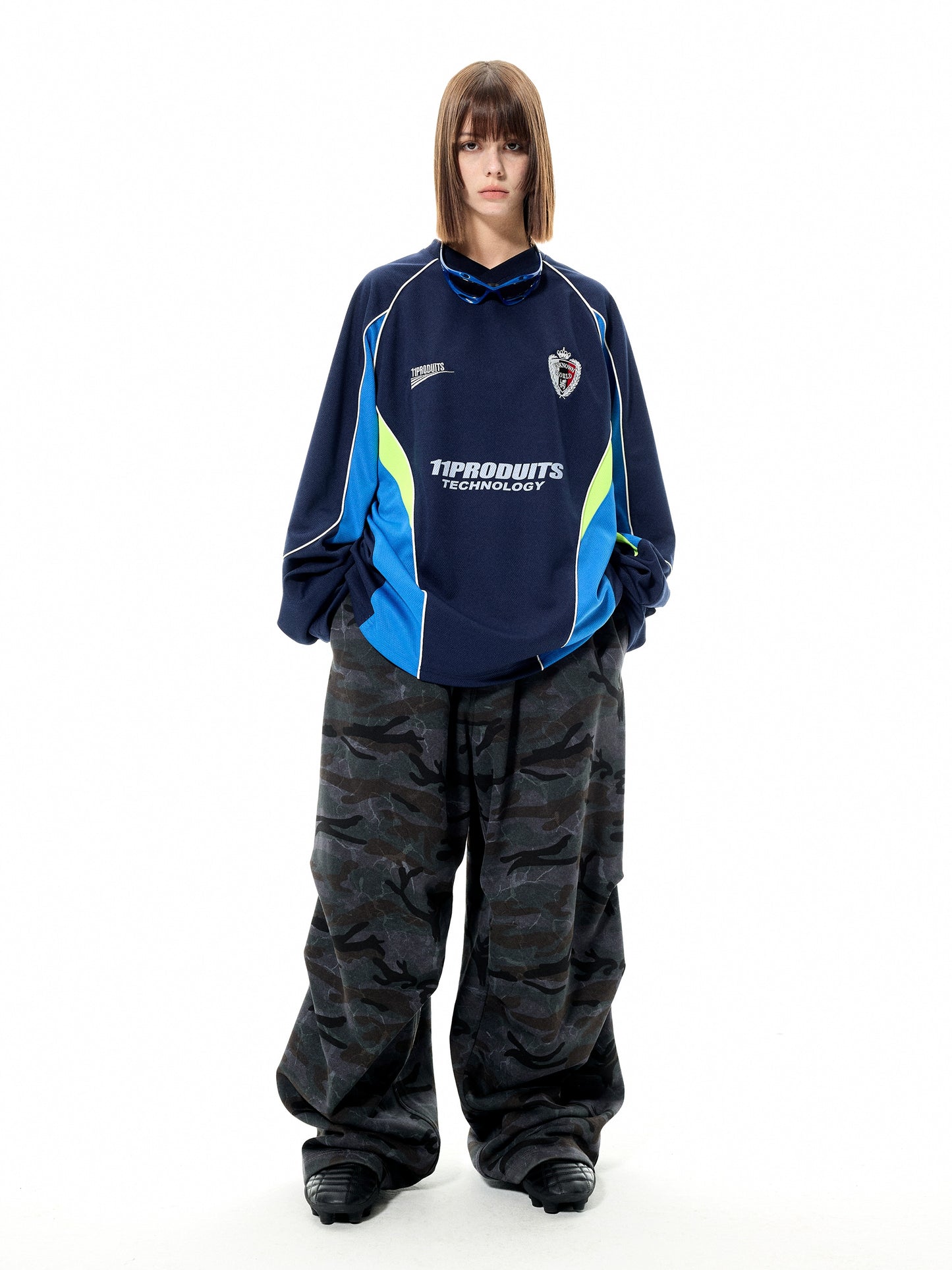 Drawstring Elastic Camoflauge Pants