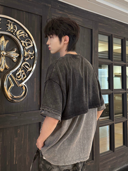 Double Layered Graphic Tee