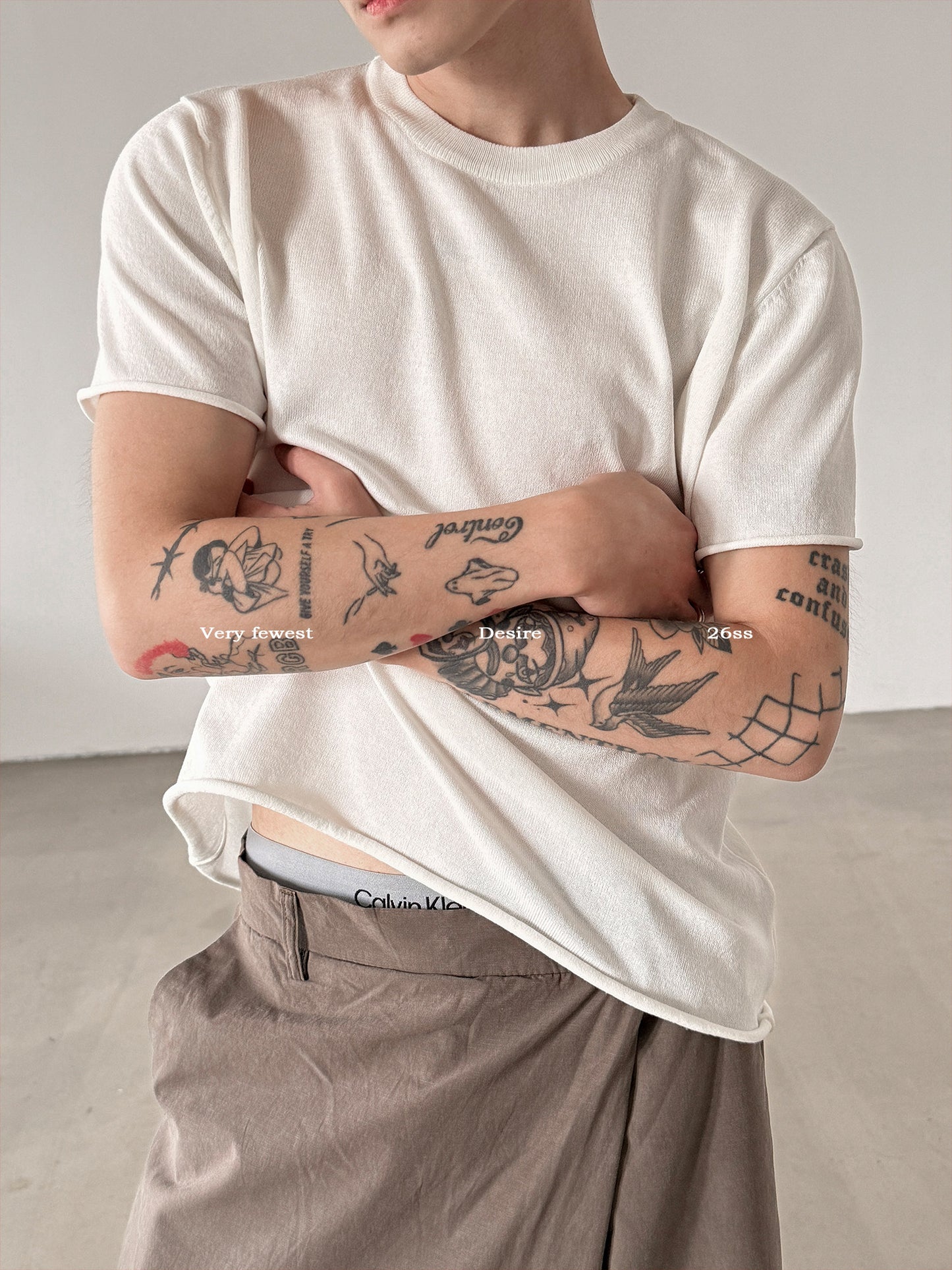 Raw Edge Minimal Tee