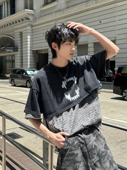 Double Layered Graphic Tee