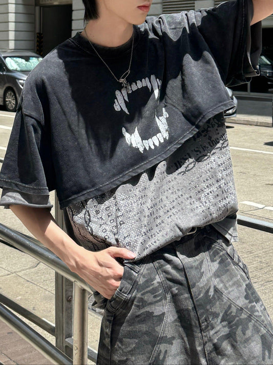 Double Layered Graphic Tee