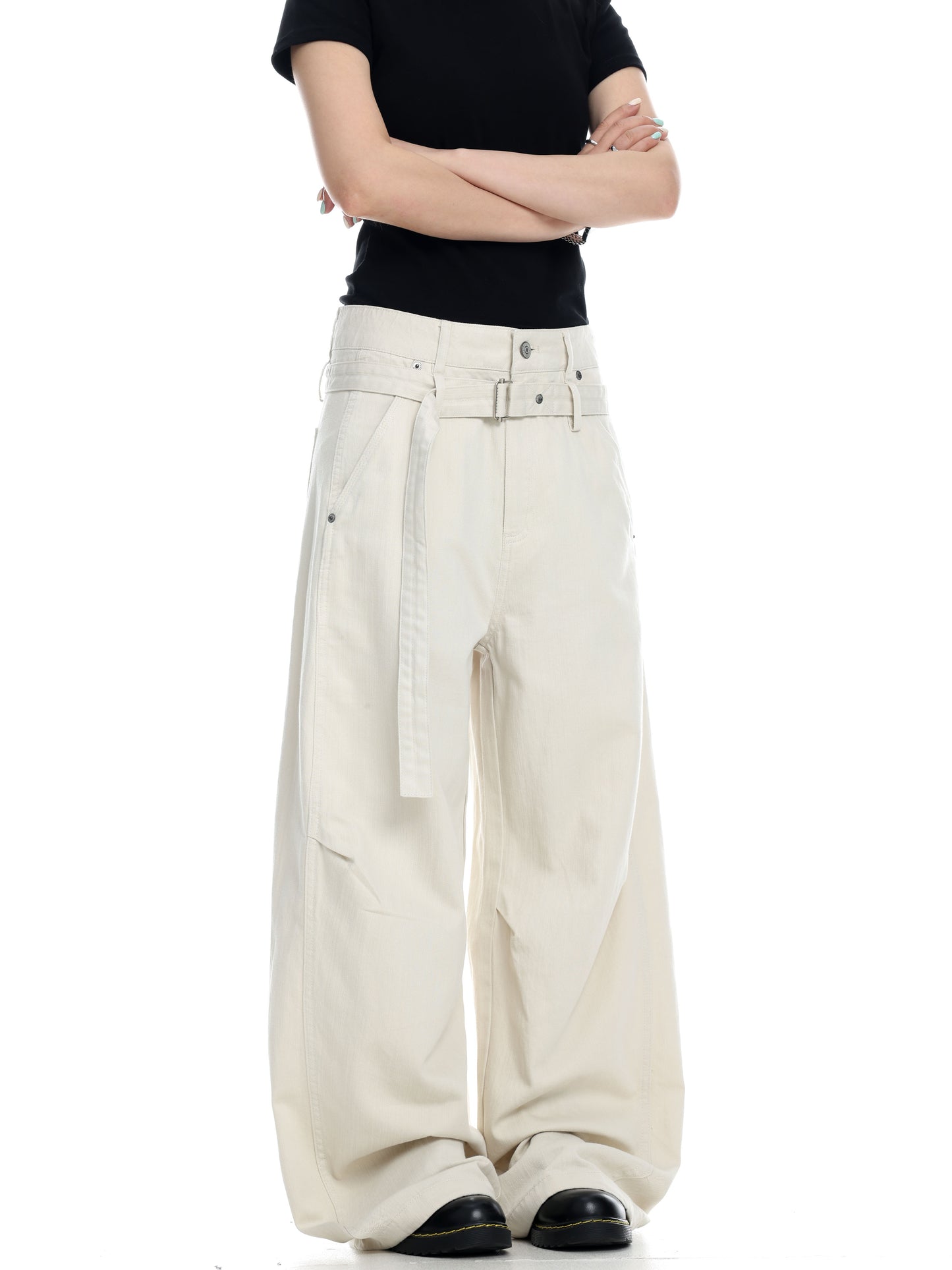 Double Waist Cargo Pants
