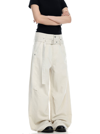 Double Waist Cargo Pants