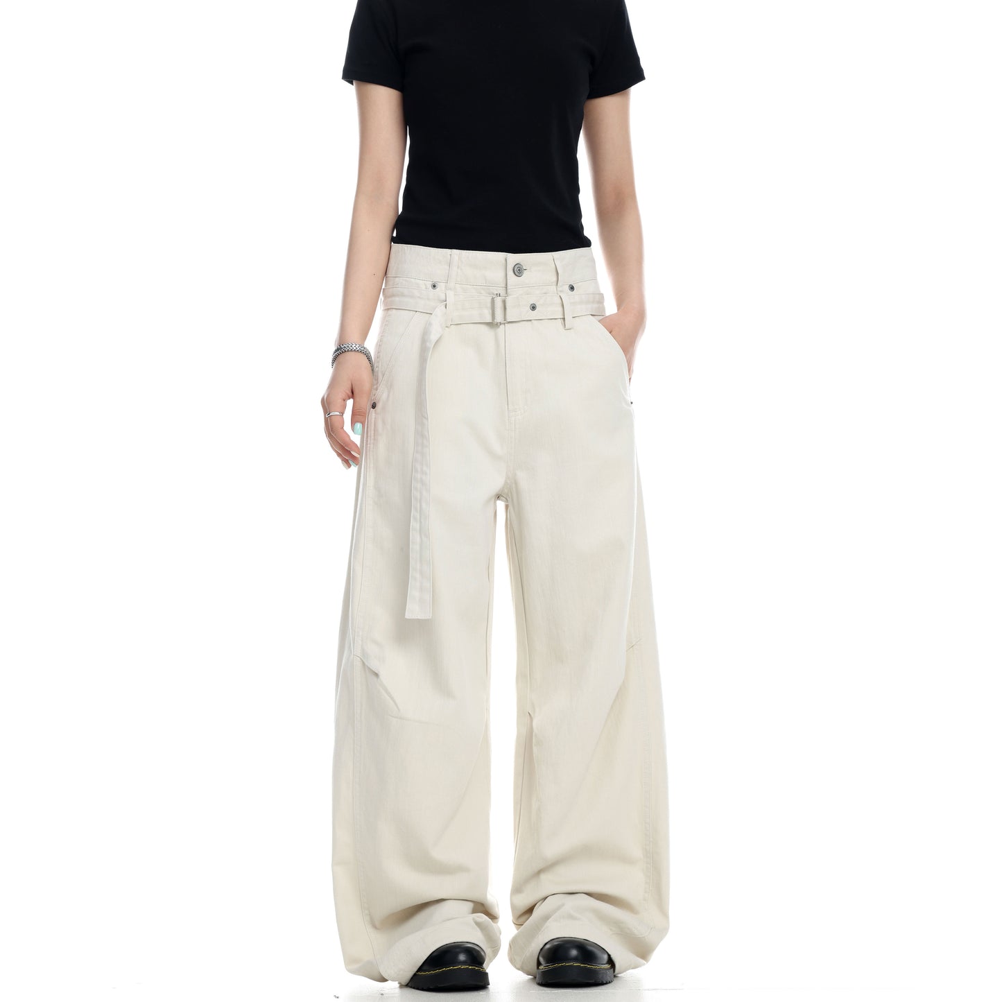 Double Waist Cargo Pants