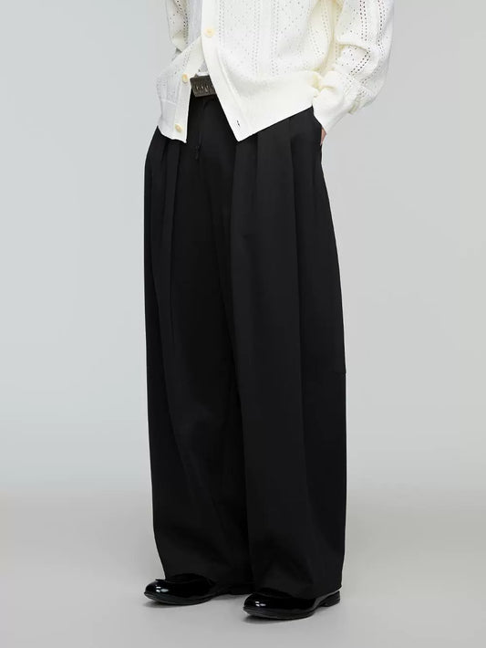 Adjustable Drawstring Athletic Relaxed Fit Pants
