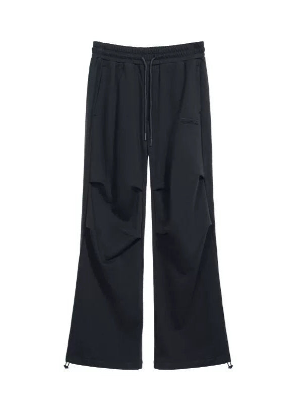 3D Cut Pleated Parachute Pants