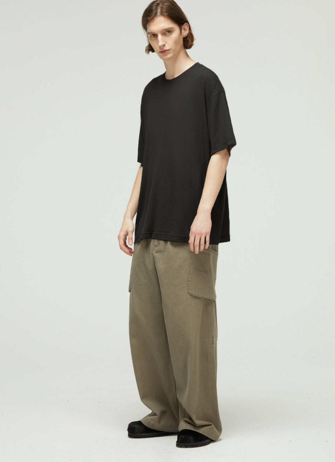 Textured Drape Relaxed Tee