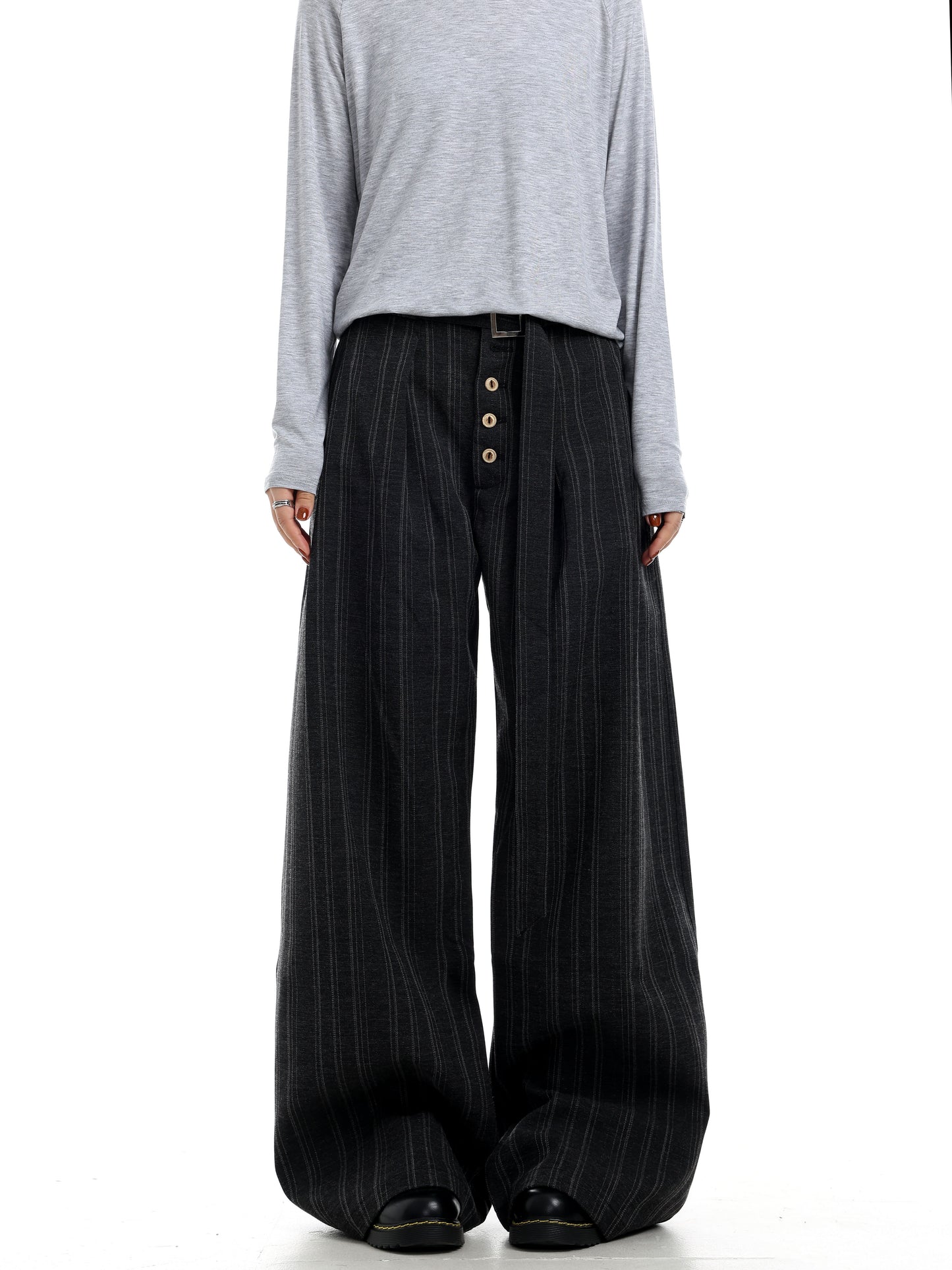 Pinstripe Wide Leg PANTS