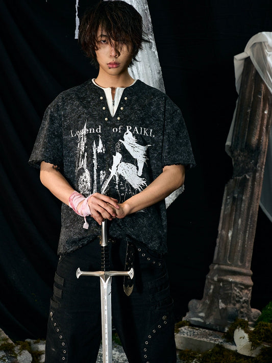 Knight Castle Henry Collar Tee