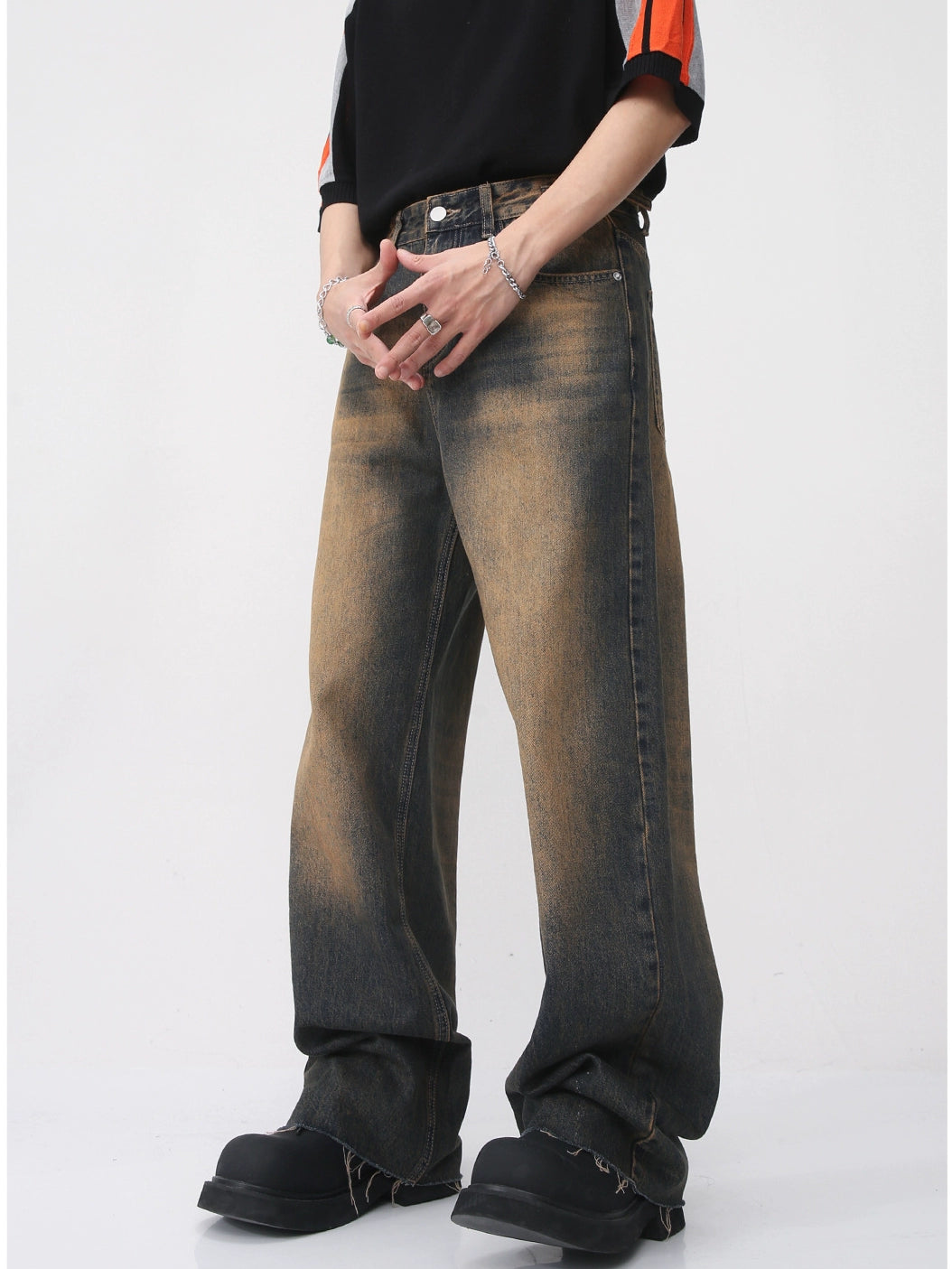 Niche Wasteland Rust Loose Jeans