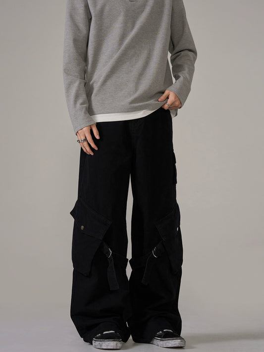 Niche Retro Belt Work Pants