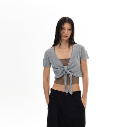 Relaxed Knit Shrug