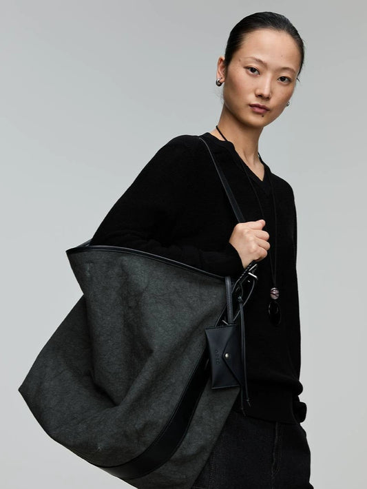 Large Capacity Tie-Dye Canvas Hobo Bag