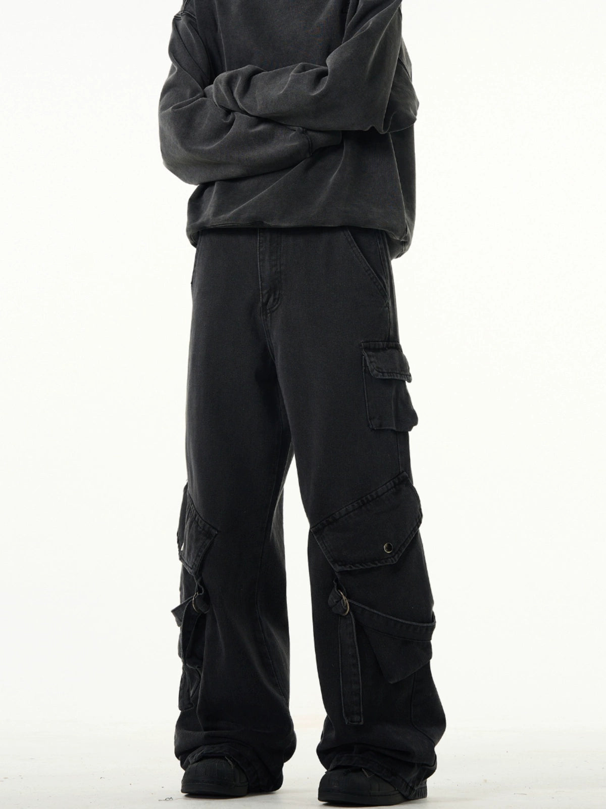 Niche Premium Work Pockets Jeans