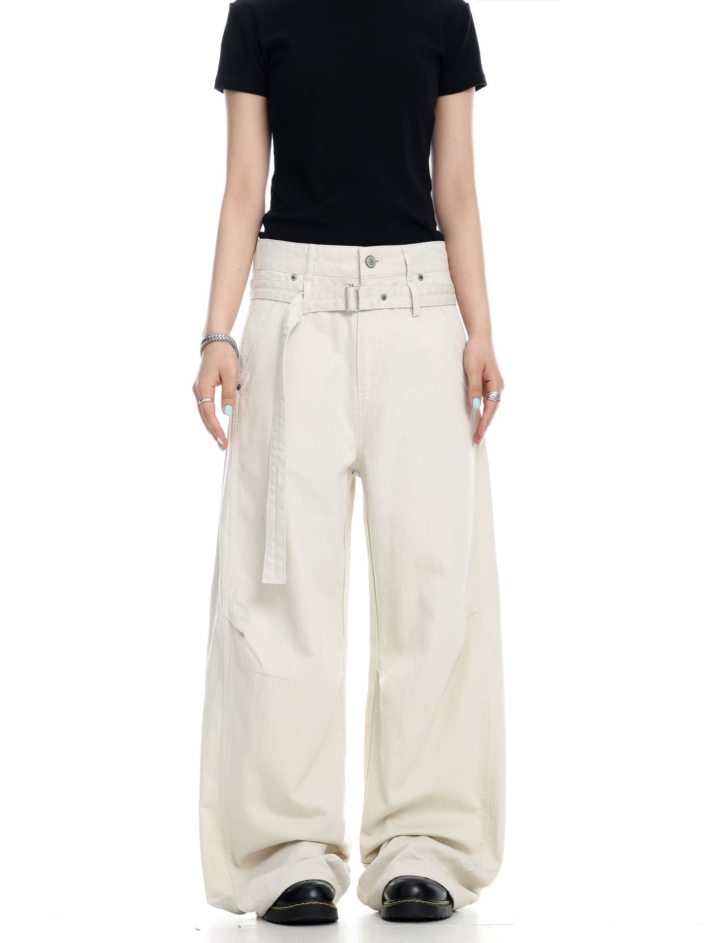 Double Waist Cargo Pants