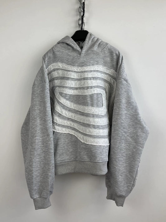 Patchwork Oversized Hoodie