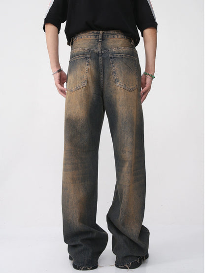 Niche Wasteland Rust Loose Jeans