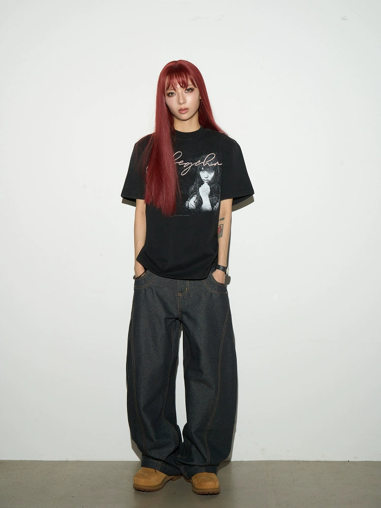 Brightline Raw Wide Denim Pants
