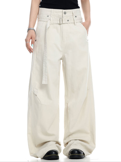 Double Waist Cargo Pants