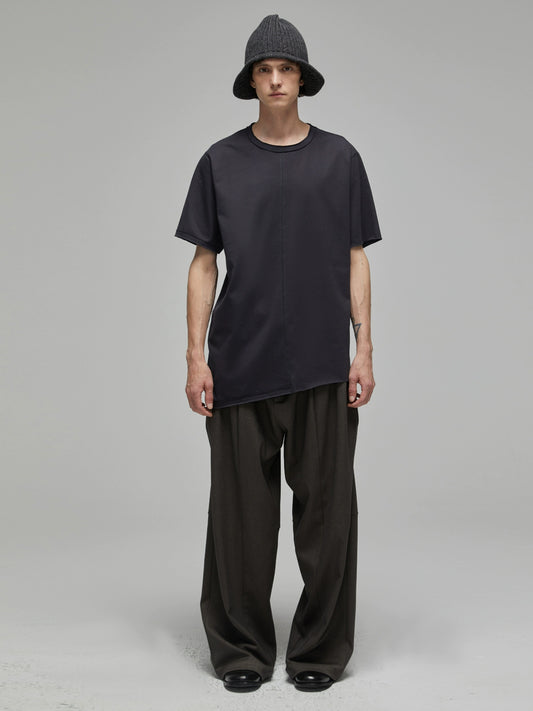 Structured Panel Relaxed Fit Tee