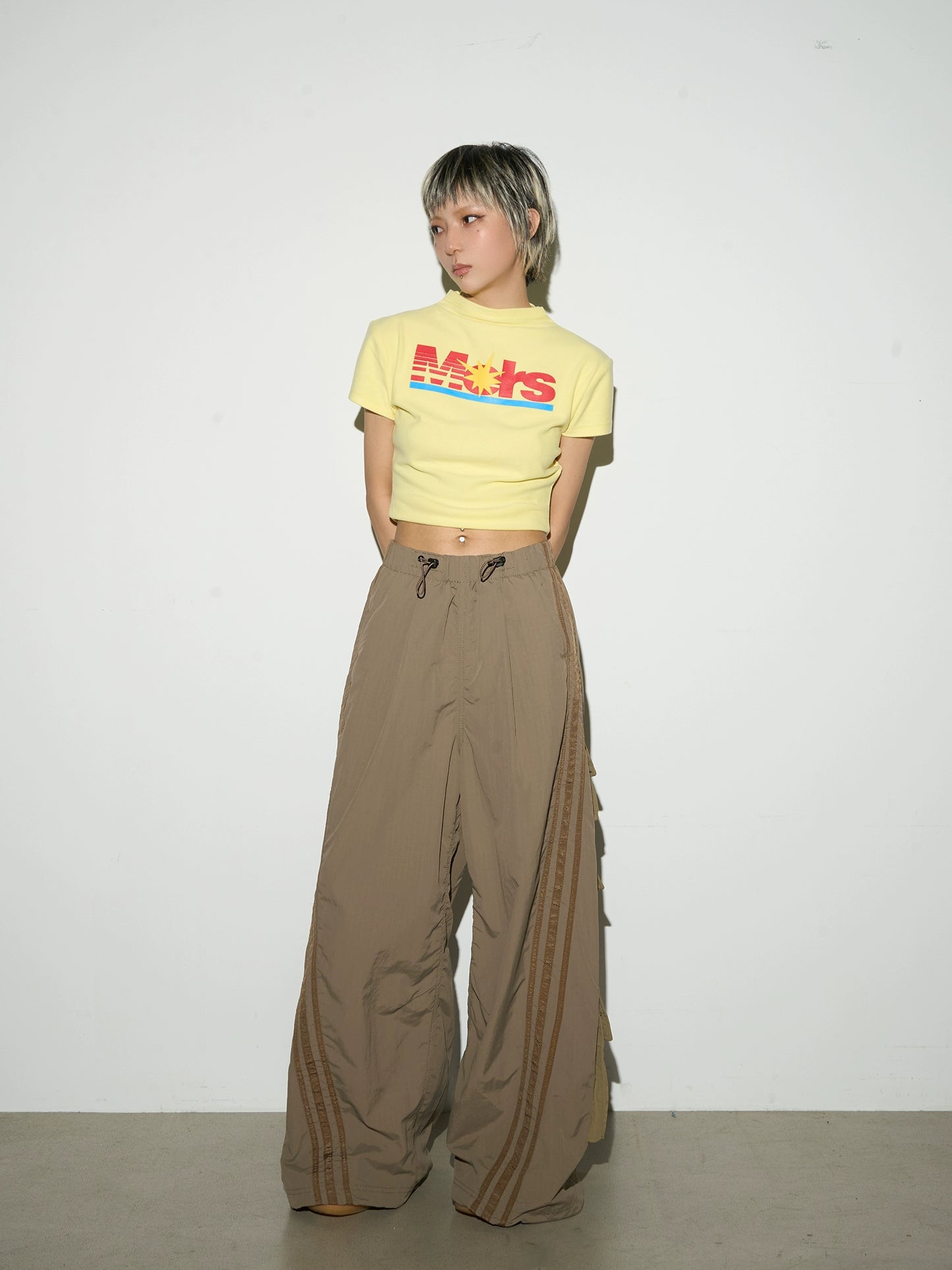 Three Bars Thin Cargo Pants