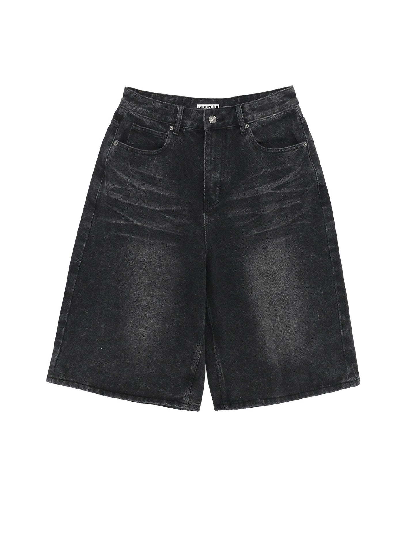 Mid-Length Denim Pants