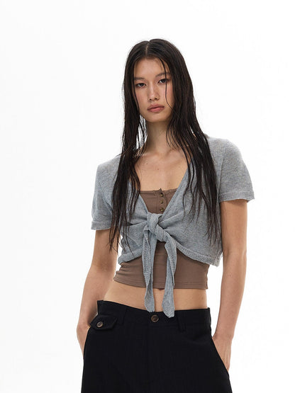 Relaxed Knit Shrug